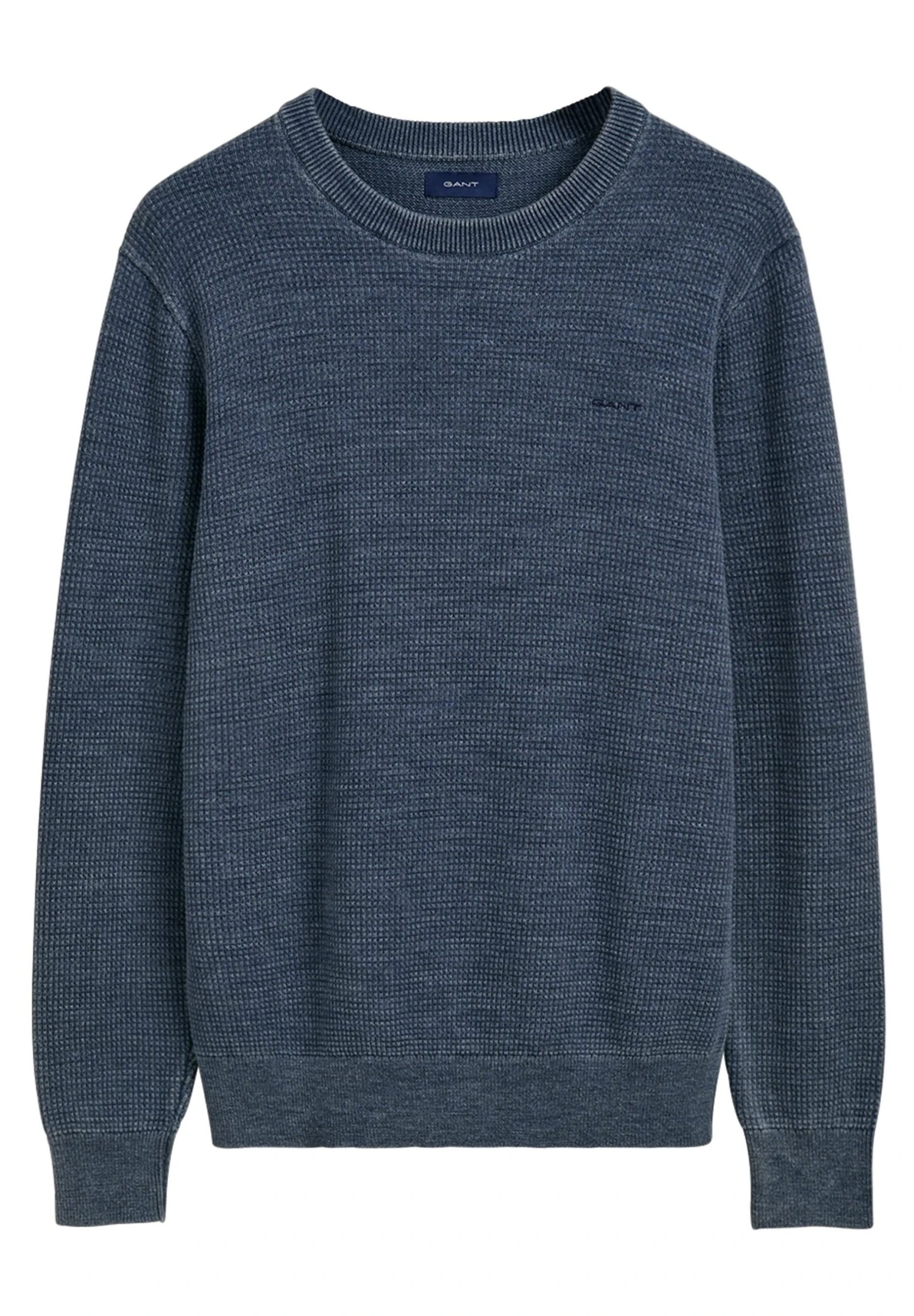 Gant Sunfaded Crew Neck - Trui - Marine 3 Gant Sunfaded Crew Neck - Trui - Marine - Afbeelding 3