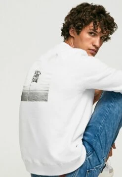 Pepe Jeans Shane - Sweater - White -Modex Winkel d6e5671e61b54f7b87a414ea4bc0606c