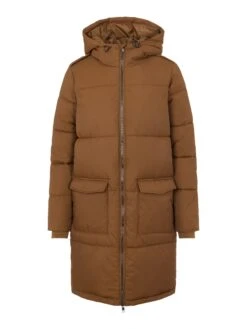 Object Objzhanna L/S - Winterjas - Sepia -Modex Winkel d778867796184c2692b7b7bd662f68ca