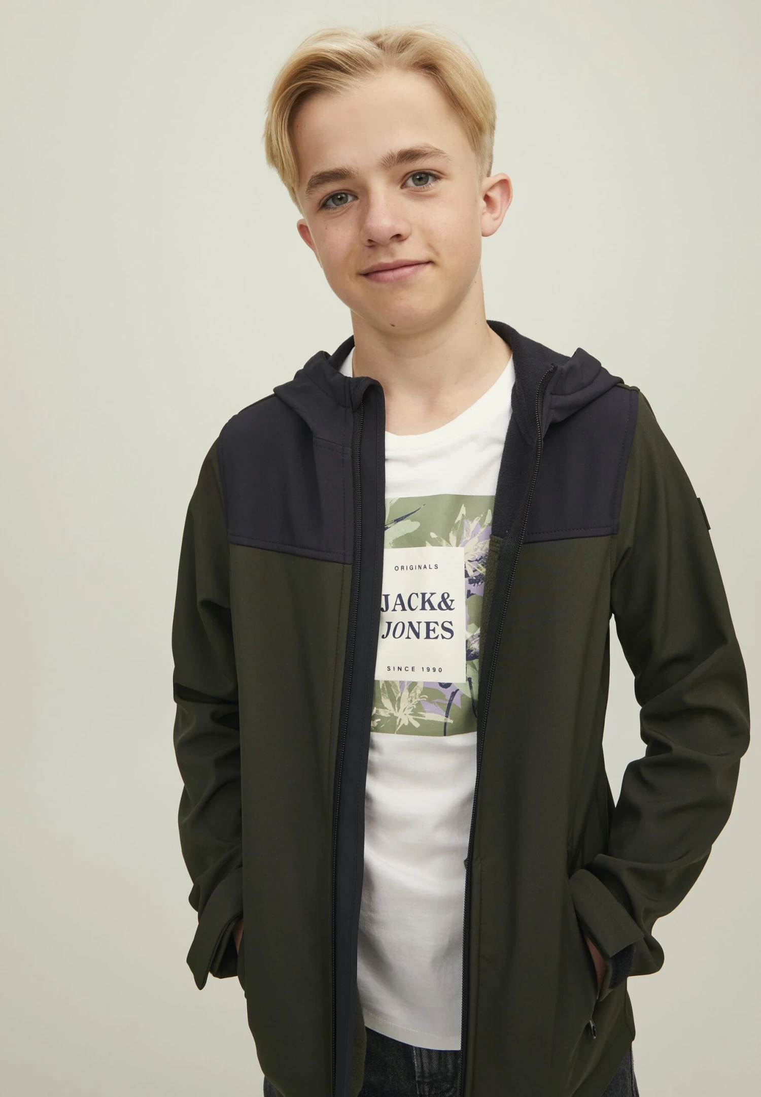 Jack & Jones Junior Jjemarvin Hood- Jas - Rosin 4 Jack & Jones Junior Jjemarvin Hood- Jas - Rosin - Afbeelding 4