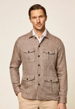 Hackett London Lichte Jas - Sand -Modex Winkel d8d289138fbd47a2aa3934e2cdca9240