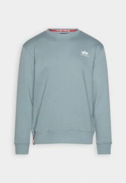 Alpha Industries Basic Small Logo - Sweater - Grey Blue -Modex Winkel d921f5ec58c147a1b74423cd3e9dd8a2