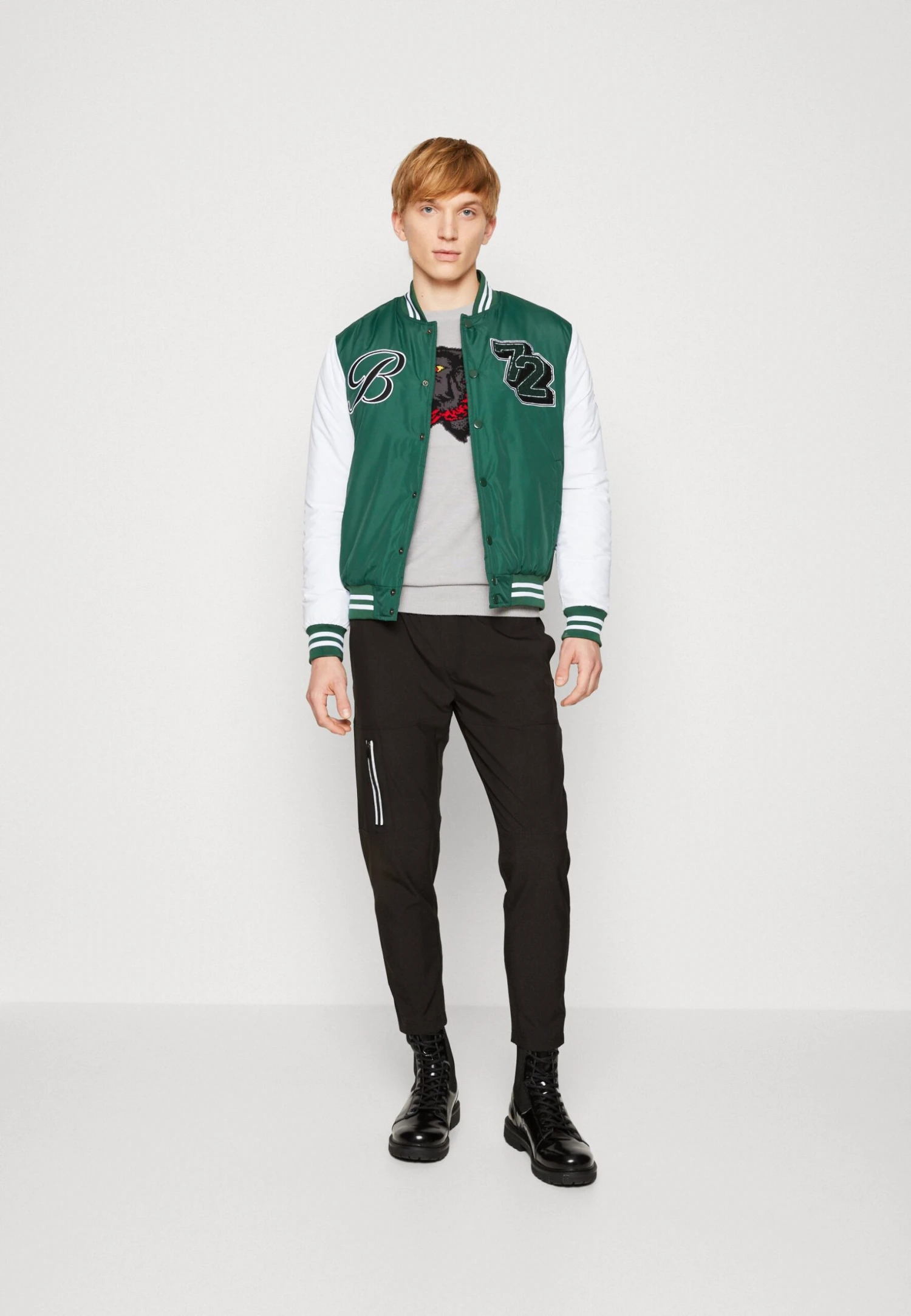 BRAVE SOUL Strum - Trui - Grey Marl 2 BRAVE SOUL Strum - Trui - Grey Marl - Afbeelding 2