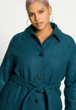 Mantel - Pétrole Foncé -Modex Winkel d94ba3907f884b4cb67437f5a48e1442