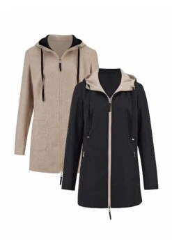 Wende - Halflange Jas - Schwarz Sand -Modex Winkel da272c39b74a49a7a1c400a713b9f8fb