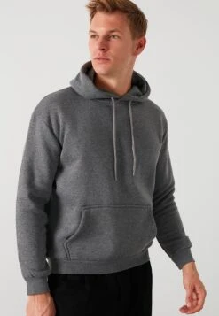 Slim Fit - Hoodie - Anthracite