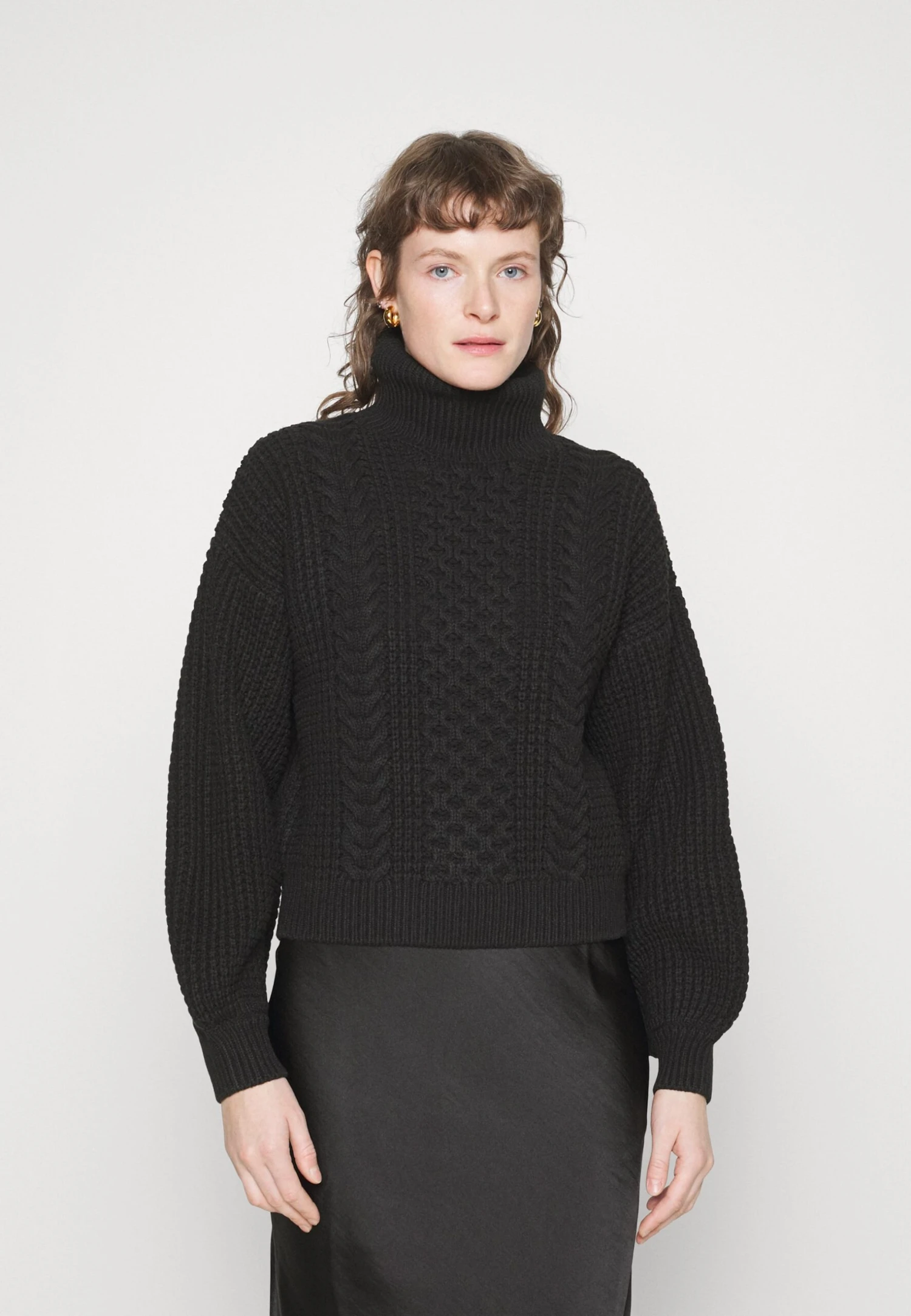 Selected Femme Slfbirtha Rollneck - Trui - Black 1 Selected Femme Slfbirtha Rollneck - Trui - Black