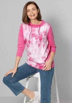 Sweater - Pink/ Weiß -Modex Winkel ddc7db09a5c049f1928426a1f7161979
