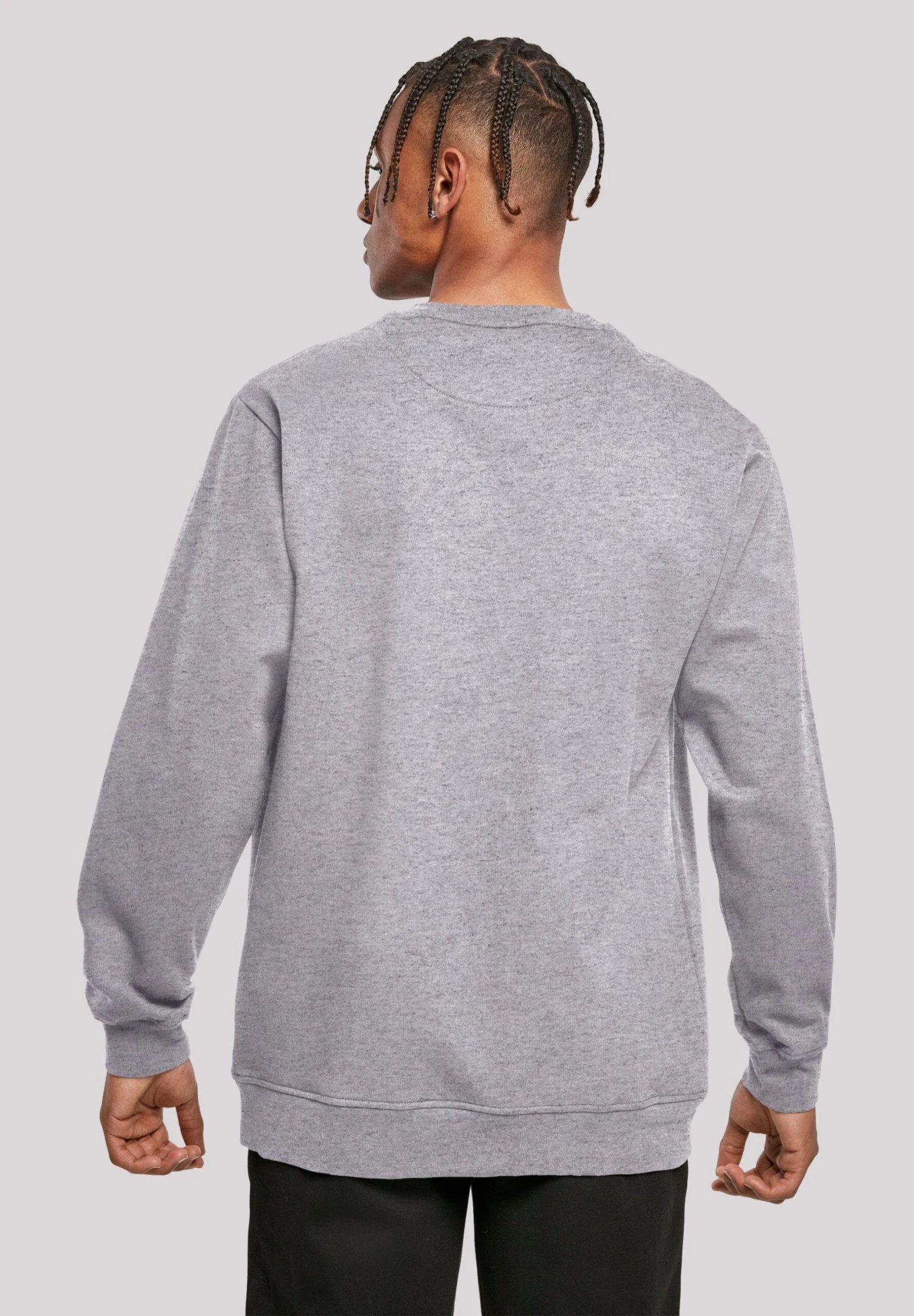 F4NT4STIC San Diego Crew - Sweater - Heather Grey 3 F4NT4STIC San Diego Crew - Sweater - Heather Grey - Afbeelding 3