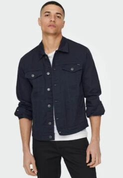 Only & Sons Onscoin Life Colour Trucker - Spijkerjas - Dark Navy -Modex Winkel de5c1d0603cc4582a108ef0648fbf40e