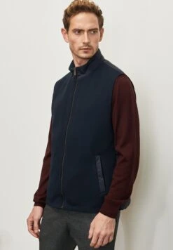 Casual Figured - Bodywarmer - Navy Blue