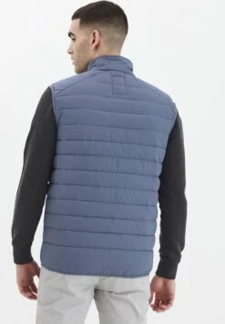 Solid Sdsörenson - Bodywarmer - China Blue -Modex Winkel df9e6be5e92f4870a4f8782312fec2d0