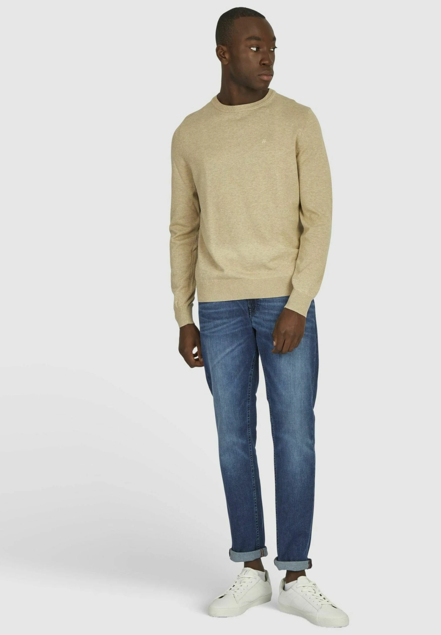 Daniel Hechter Crew-Neck - Trui - Sand 2 Daniel Hechter Crew-Neck - Trui - Sand - Afbeelding 2