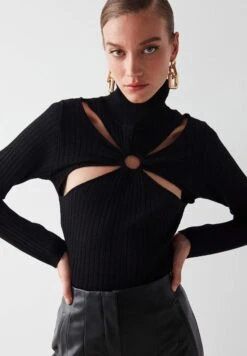 Ipekyol Cutout Turtleneck - Trui - Black 10 Ipekyol Cutout Turtleneck - Trui - Black -Modex Winkel e0f4dcfd2fee4491ae478334f371ee97