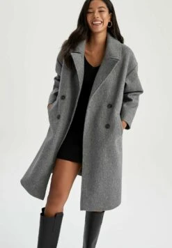 DeFacto Relax Fit- Mantel - Anthracite 7 DeFacto Relax Fit- Mantel - Anthracite -Modex Winkel e1606b550d534468affad6c41aaf505f