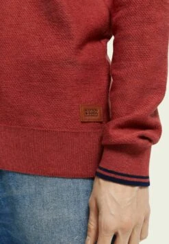 Scotch & Soda Structured Crewneck - Trui - Mars Melange -Modex Winkel e1d37ffaa7934df5828cea923f8c0539