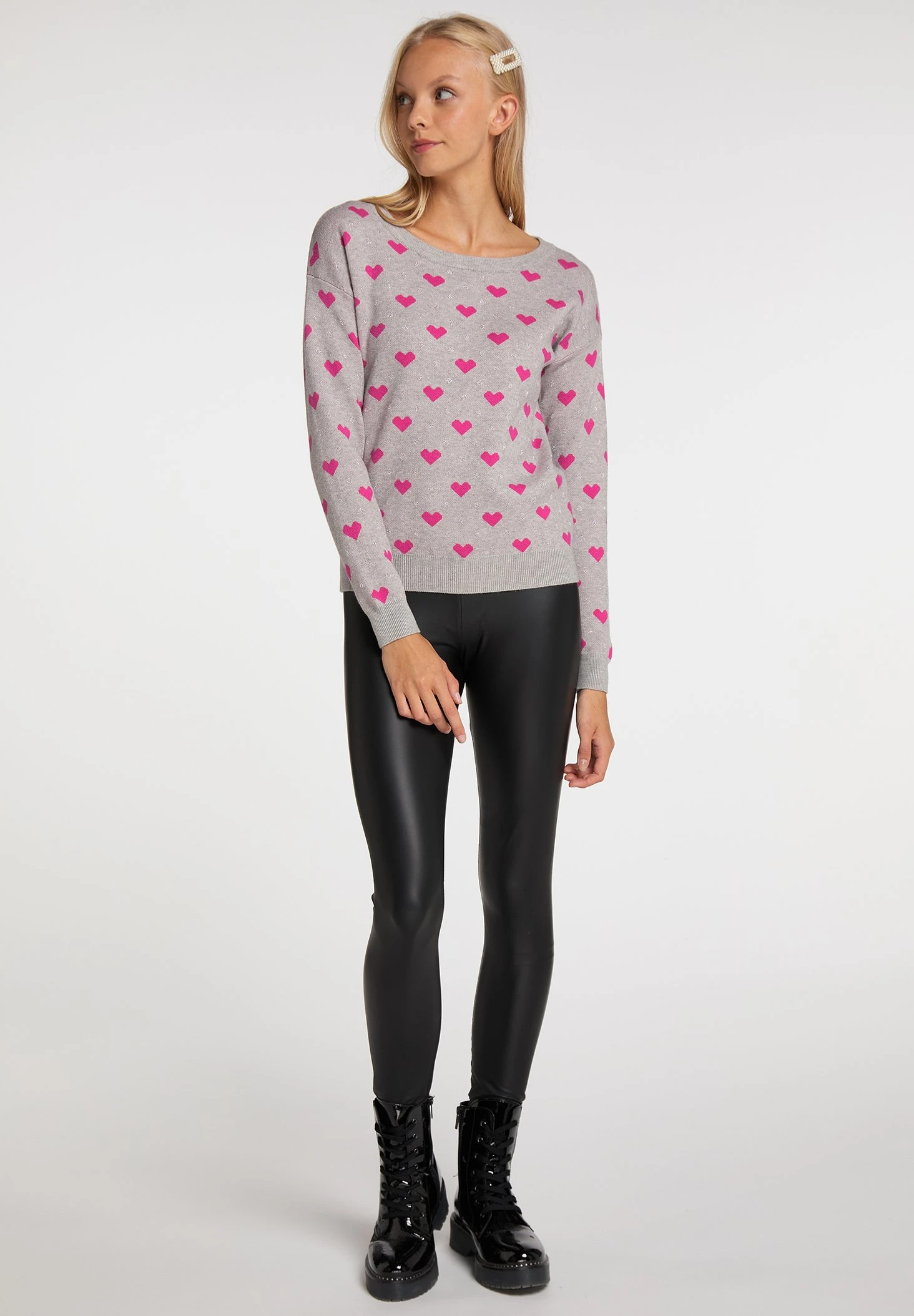 Mymo At Night Nolie - Trui - Grau Mehrfarbig 2 Mymo At Night Nolie - Trui - Grau Mehrfarbig - Afbeelding 2