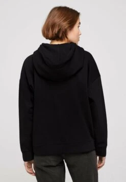 TOM TAILOR Denim Strick & Sweatshirts Hoodie Mit Print Und Kapuze - Hoodie - Deep Black -Modex Winkel e444eff61bcd43858d8f141c9fc2b724