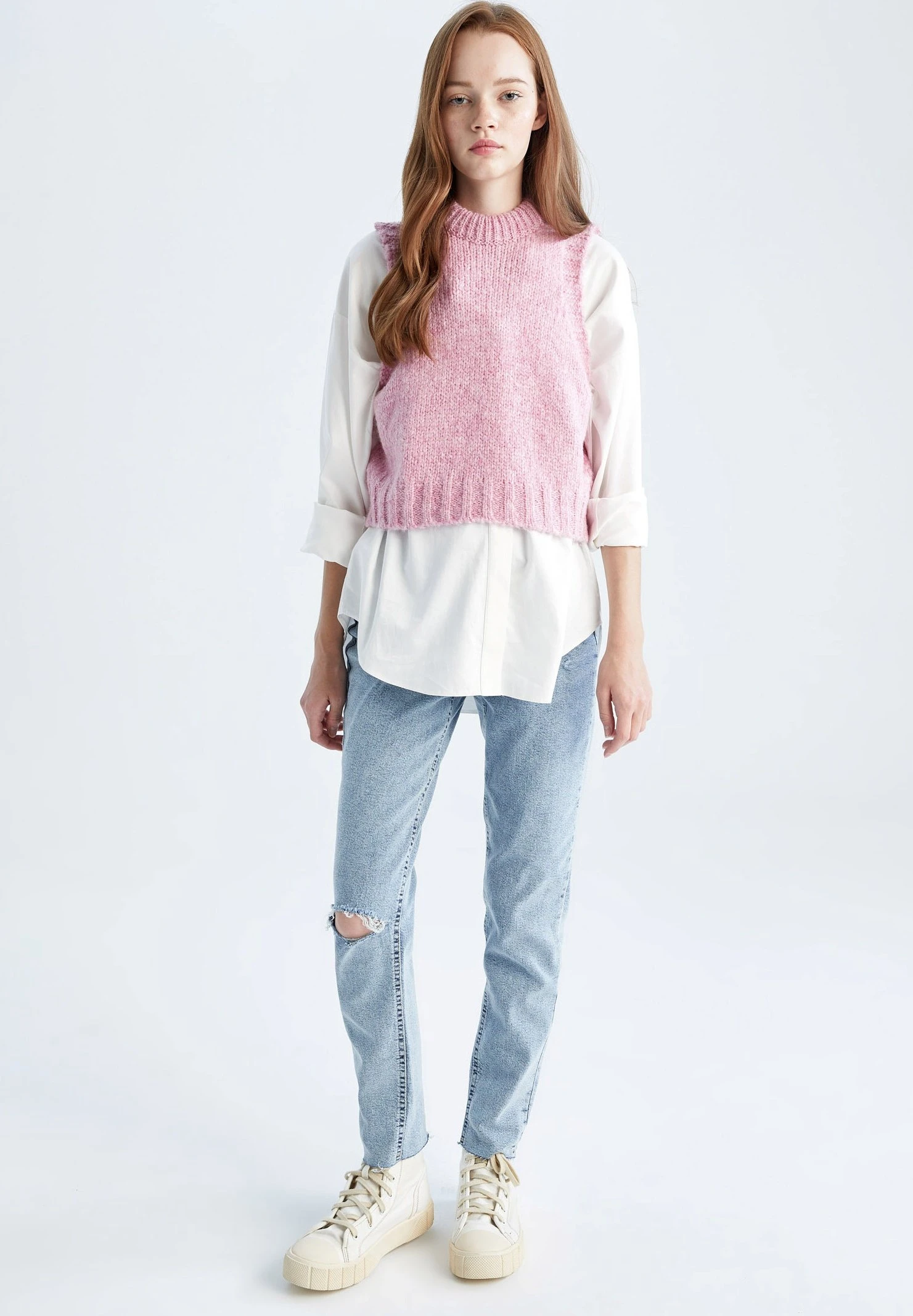 DeFacto Trui - Pink 2 DeFacto Trui - Pink - Afbeelding 2