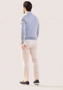 Sorrentino R Neck - Trui - Grey Blue -Modex Winkel e6add792497f46eb9fb8a943827564cf