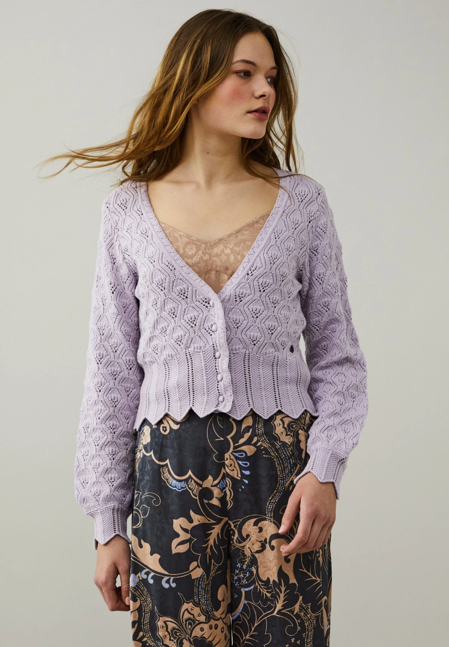 Odd Molly Madeleine - Vest - Soft Lilac 1 Odd Molly Madeleine - Vest - Soft Lilac