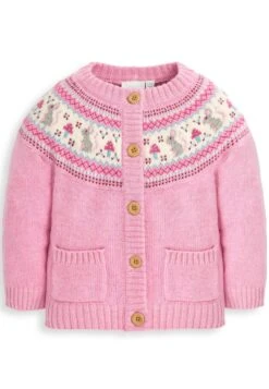 Jojo Maman Bebe Mouse Fair Isle Standard - Vest - Pink