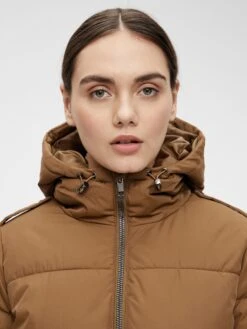 Object Objzhanna L/S - Winterjas - Sepia -Modex Winkel ec7aca6149e541319eb35024e0dbebb1