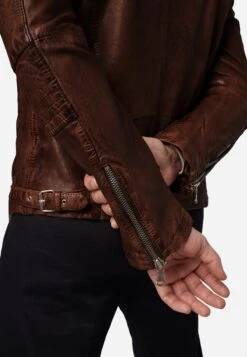 Josh - Leren Jas - Braun -Modex Winkel ec9a3094b4f643bf8918592b7557e895