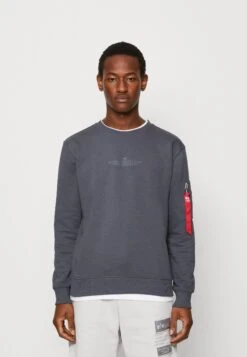 Alpha Industries Double Layer - Sweater - Grey Black