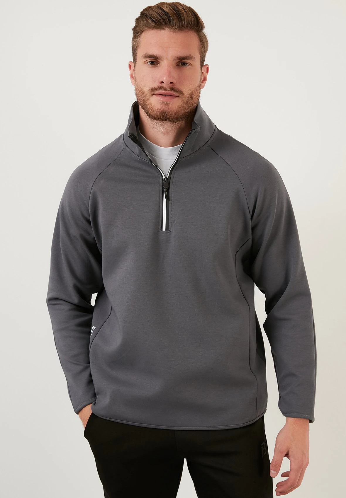Regular Fit - Sweater - Light Grey 6 Regular Fit - Sweater - Light Grey - Afbeelding 6