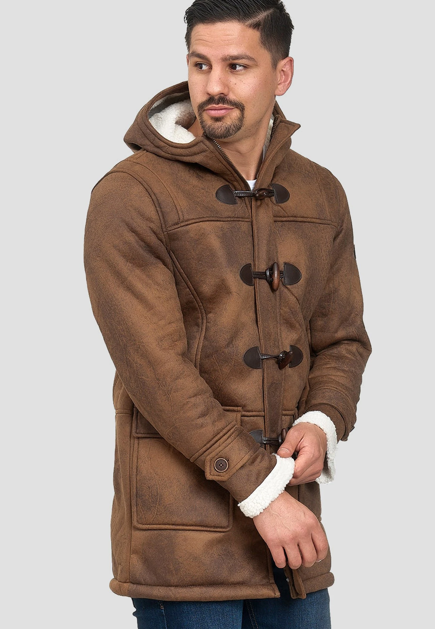 Indicode Jeans Winterjas - Brown Sugar 6 Indicode Jeans Winterjas - Brown Sugar - Afbeelding 6