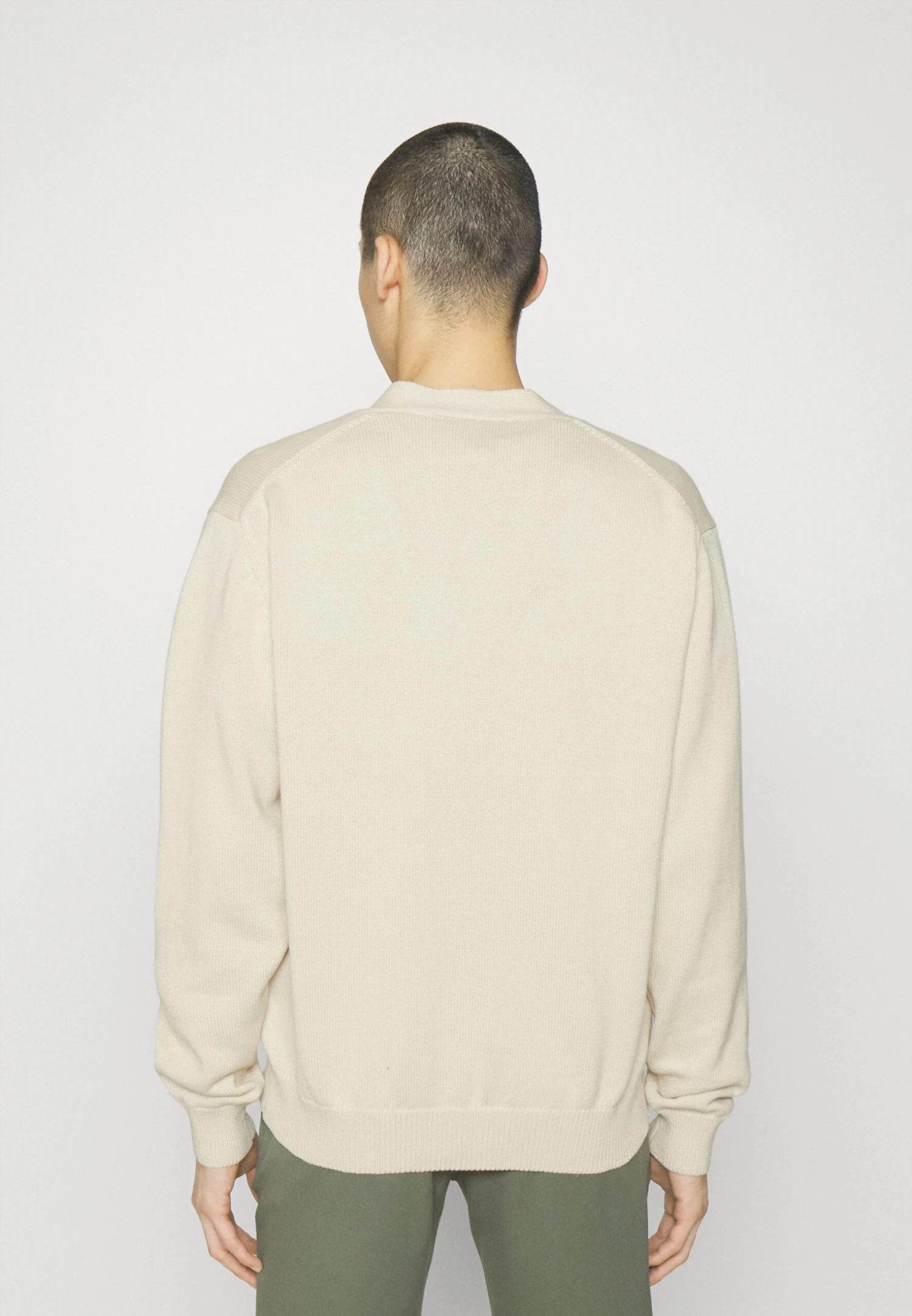 Les Deux Forrest Varsity Cardigan - Vest - Ivory 3 Les Deux Forrest Varsity Cardigan - Vest - Ivory - Afbeelding 3