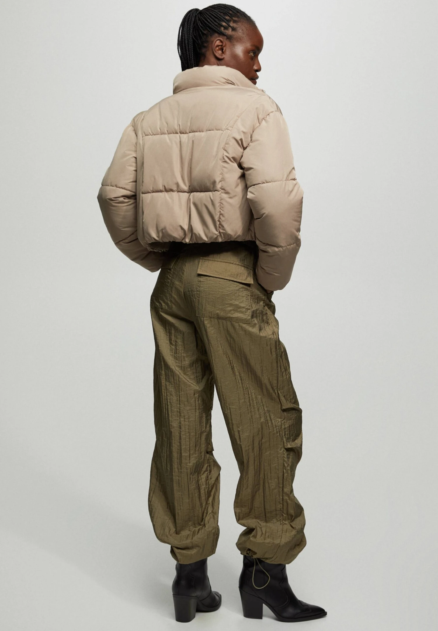 PULL & BEAR Puffer - Winterjas - Camel 3 PULL & BEAR Puffer - Winterjas - Camel - Afbeelding 3