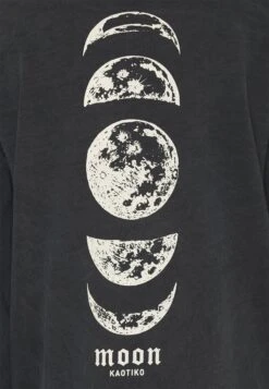 Kaotiko Crew Tie Dye Moon Unisex - Sweater - Black Acid Wash -Modex Winkel f1f05ab768cb4da18cf2ac07090ce257