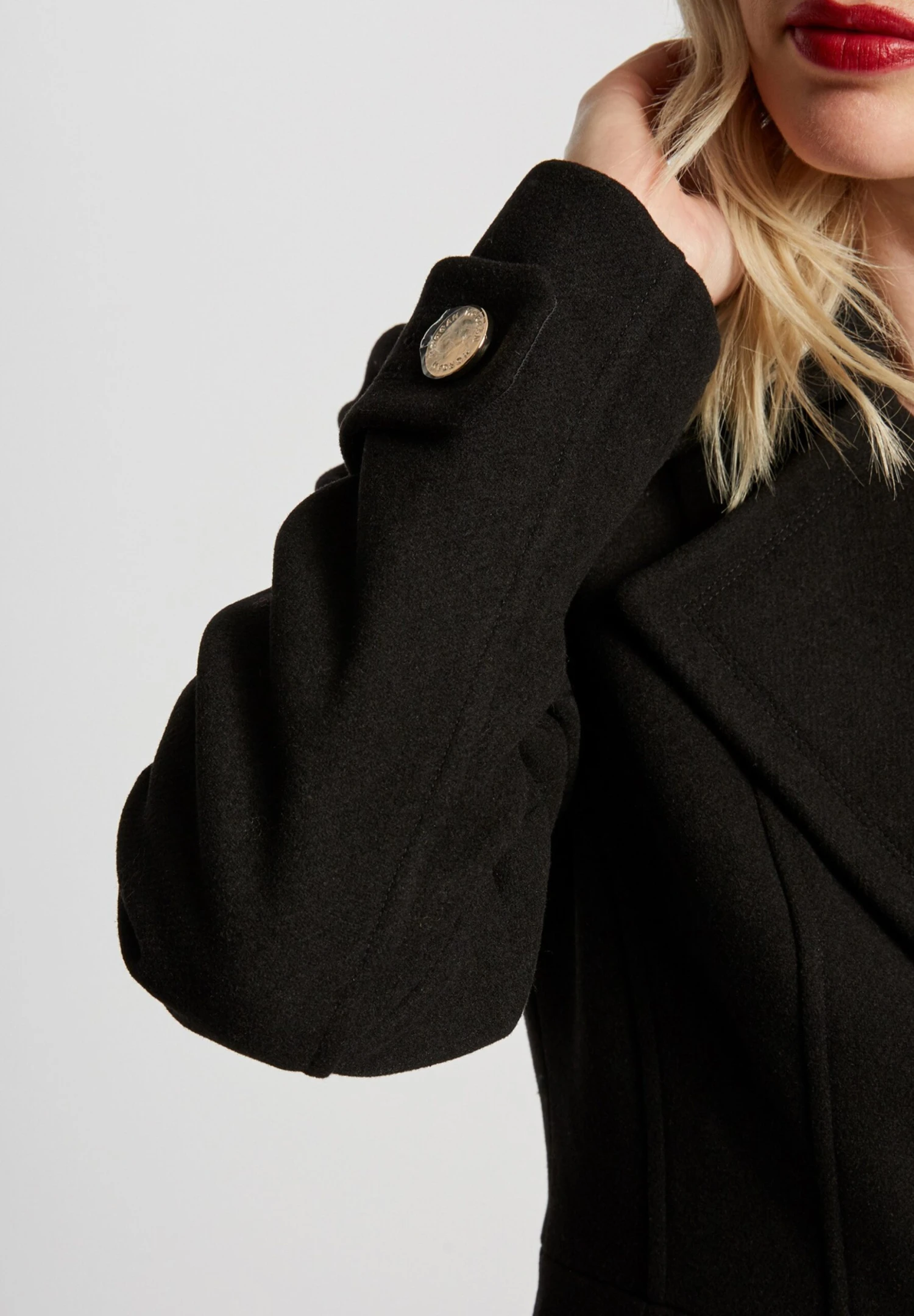 MORGAN Halflange Jas - Black 4 MORGAN Halflange Jas - Black - Afbeelding 4