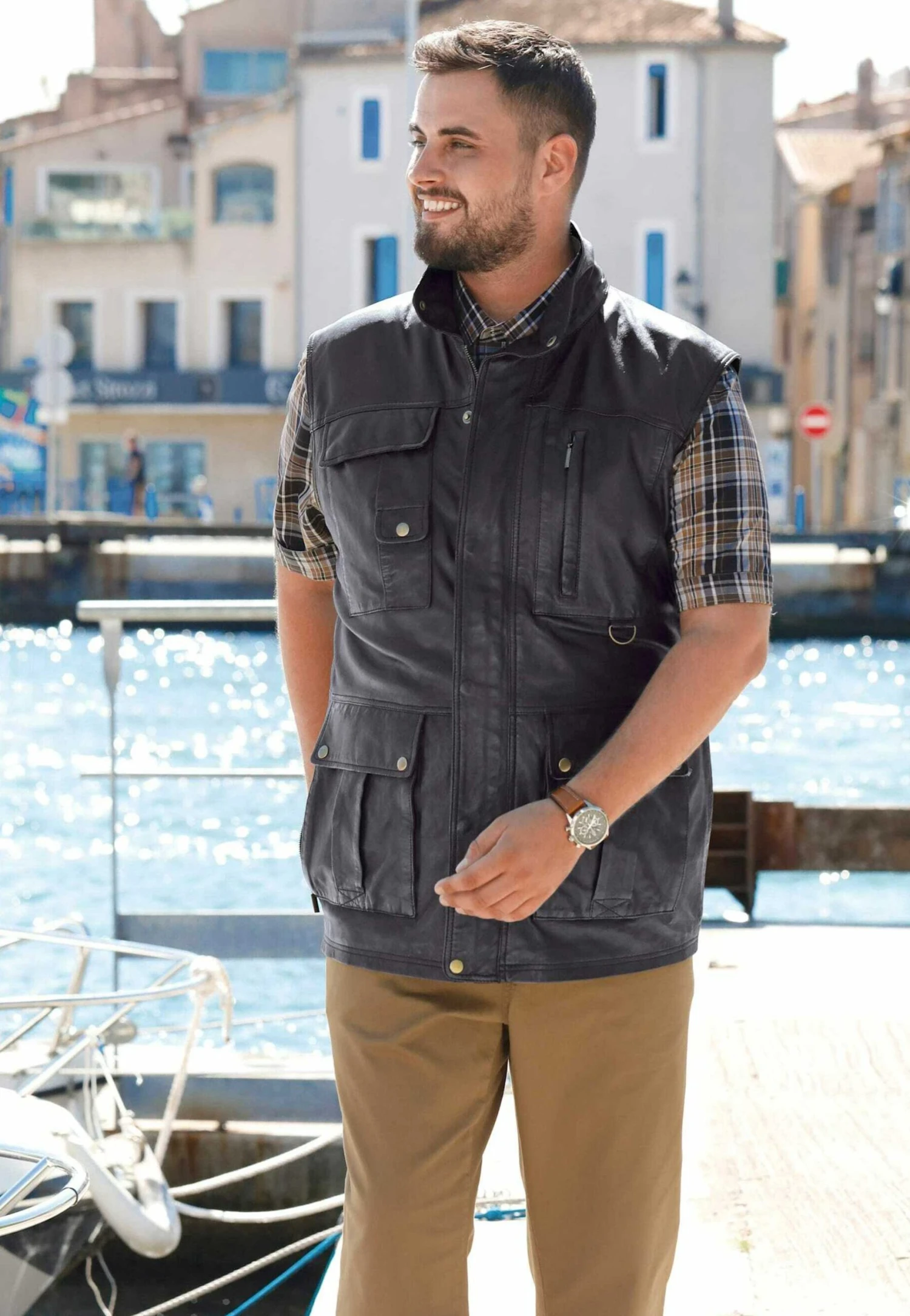 Bodywarmer - Schwarz 4 Bodywarmer - Schwarz - Afbeelding 4