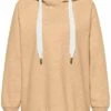 Elbsand Sivane Loose Fit Mit Kapuze, Breiten - Hoodie - Hellbraun