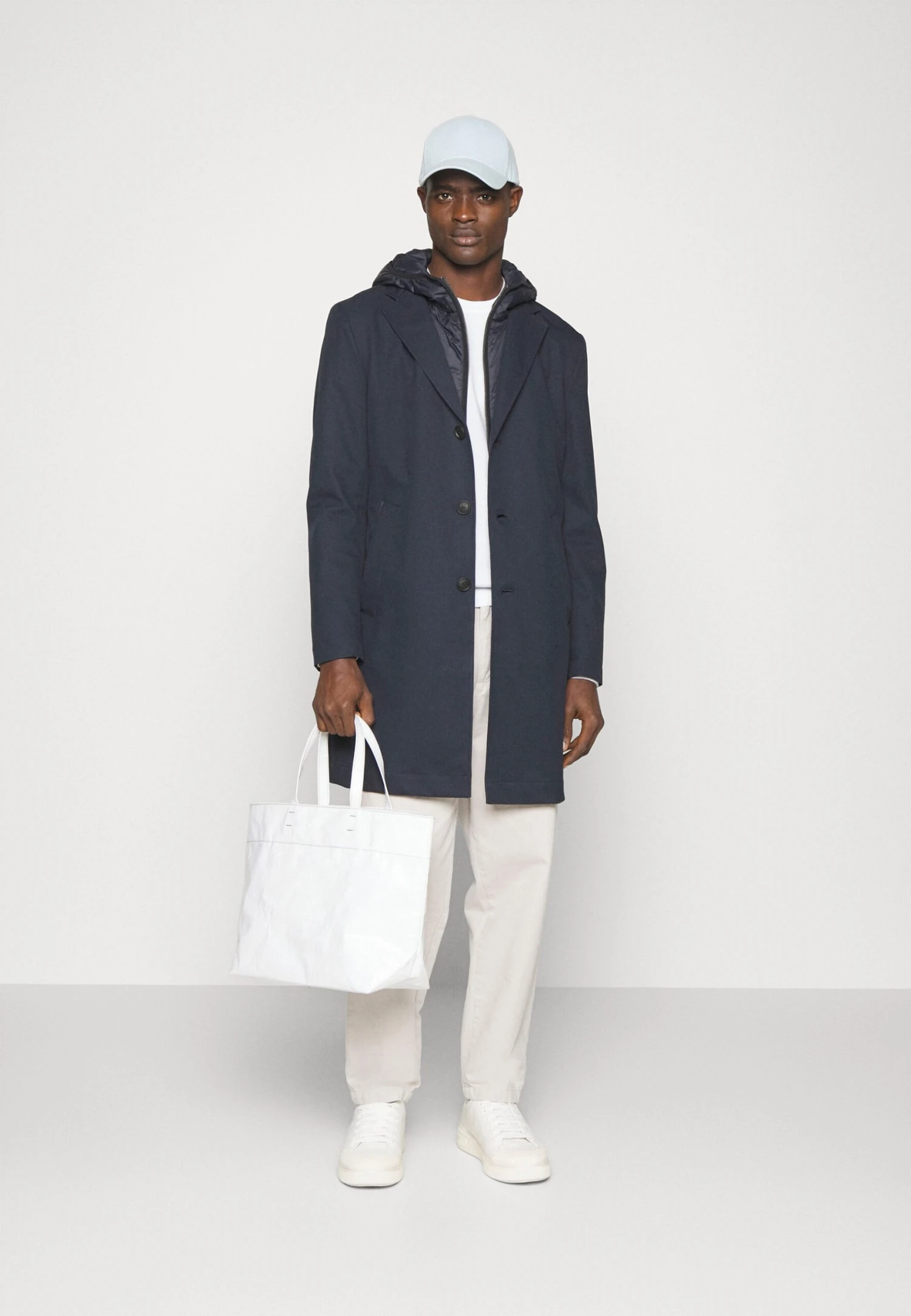 Boss Hyde Hood - Halflange Jas - Dark Blue 2 Boss Hyde Hood - Halflange Jas - Dark Blue - Afbeelding 2