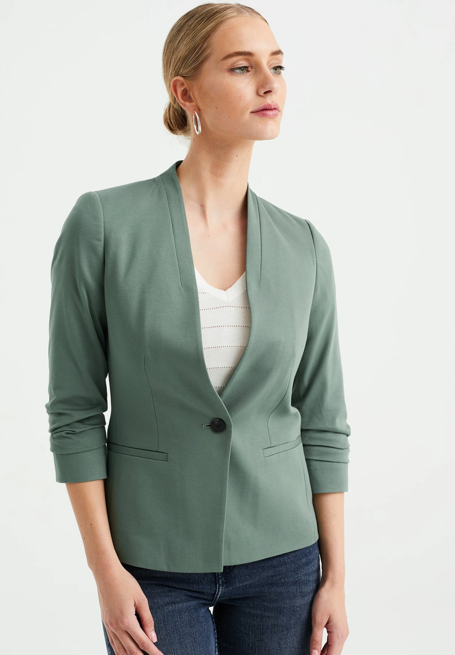 WE FASHION Blazer - Green 1 WE FASHION Blazer - Green