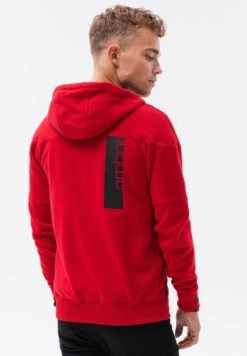 Sweater Met Rits - Red -Modex Winkel fc6e982a130d4f34b940e83f4ebe8201