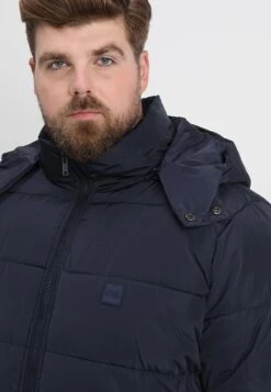 URBAN CLASSICS Hooded Puffer Jacket - Winterjas - Navy -Modex Winkel fc705803d7d748cbbd0e2be08aca2fec