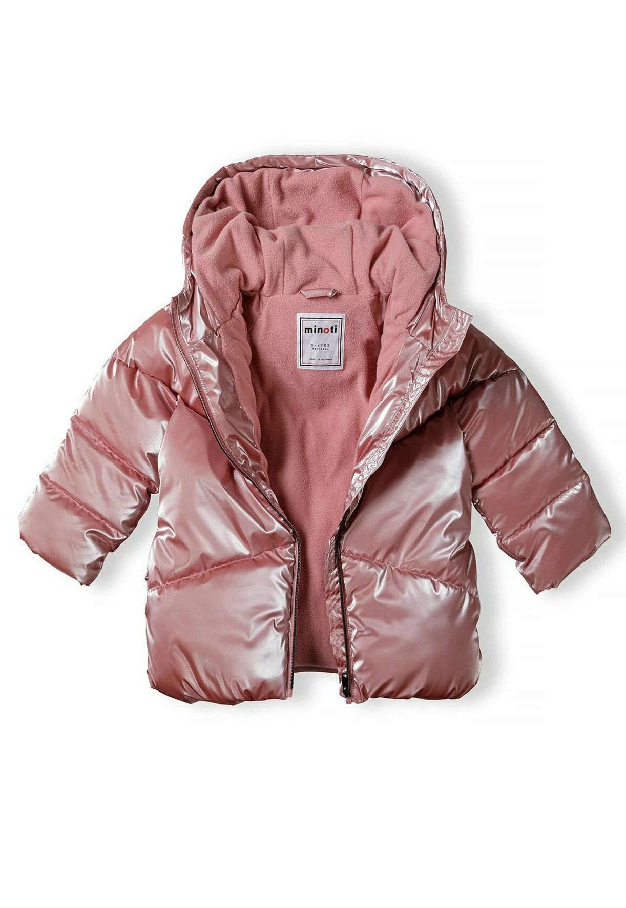 Minoti Padder Puffer - Winterjas - Pink 4 Minoti Padder Puffer - Winterjas - Pink - Afbeelding 4