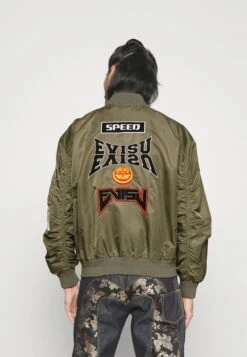 Evisu Kamon Jacket - Bomberjacks - Dark Olive -Modex Winkel fd9d02874c7e4aada897dfe7af1a3342