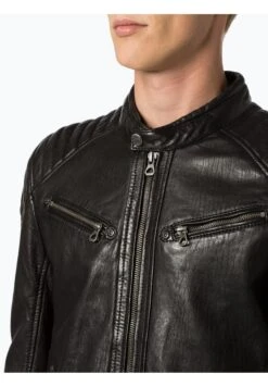 GIPSY Leren Jas - Schwarz -Modex Winkel ff502c49e3f6435bba524939866eb00c